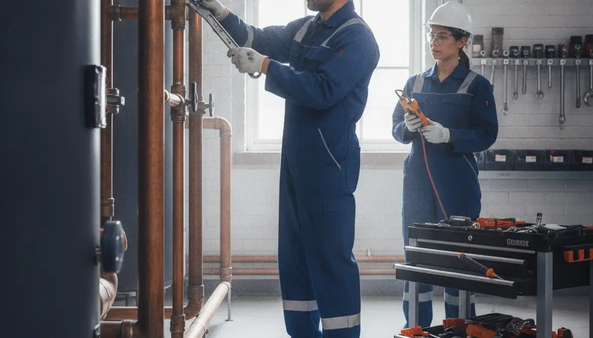 On Call Plumbers repairing a Kenosha, WI home plumbing issue with professional service