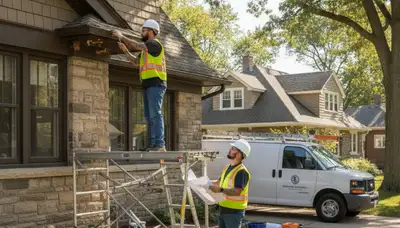 Plumber repairing a leak in Kenosha, WI for fast plumbing service and emergency repairs