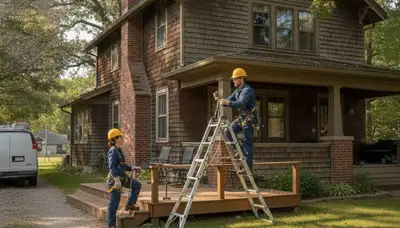 Plumber repairing a leak in Kenosha, WI for plumbing repair services