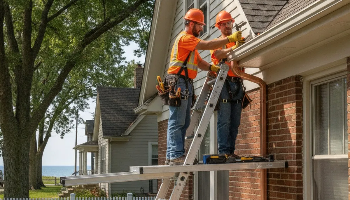Plumber repairing plumbing in Kenosha, WI for residential and commercial service calls