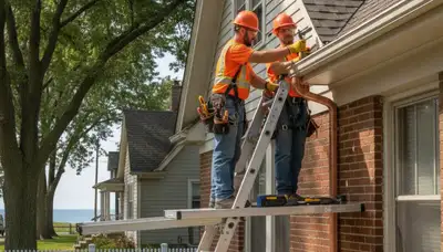 Plumber repairing plumbing in Kenosha, WI for residential and commercial service calls