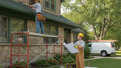 Plumber repairing a pipe in Kenosha, WI for plumbing repair services