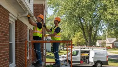 Kenosha, WI plumber repairing a residential leak for plumbing service on plumberkenoshawi-new.com