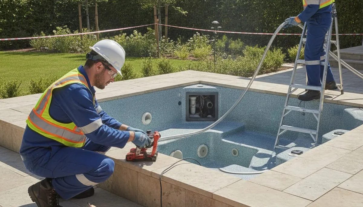 Spa repair technician serving Kenosha, WI homeowners with fast plumbing assessment and lasting fixes