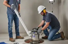 Sump pump installation by On Call Plumbers for Kenosha, WI homes to prevent basement flooding