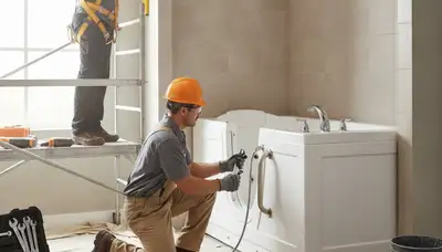 Walk-in tub installation for Kenosha, WI homes by On Call Plumbers